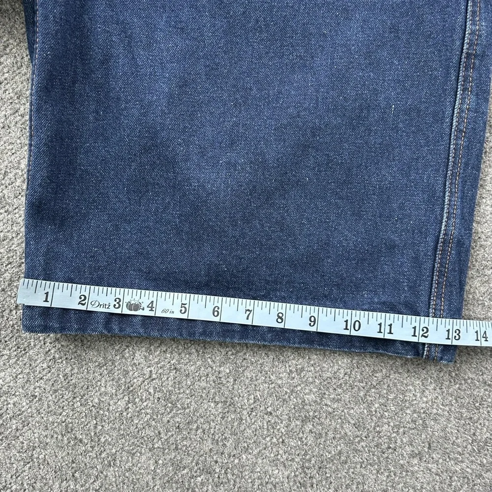 OLICO Shorts Mens 40 Blue Denim Jean‎ Relaxed Fit Jort 12 Inseam Carpenter Baggy